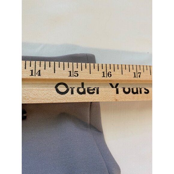 H By Halston Leggings Womens MP Gray Mid-Rise Ankle Pull On Stretch Yoga Pants - Picture 5 of 14